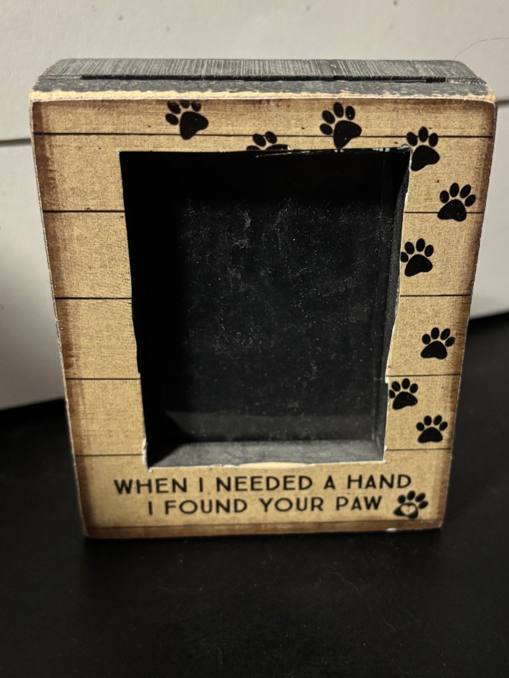 Pet Mini Photo Wooden Block Frame